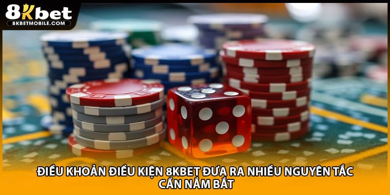 Điều khoản điều kiện 8KBET đưa ra nhiều nguyên tắc cần nắm bắt